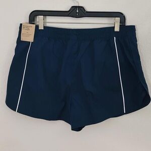 Nike Windrunner Running Shorts Navy White Trim Size L NWT